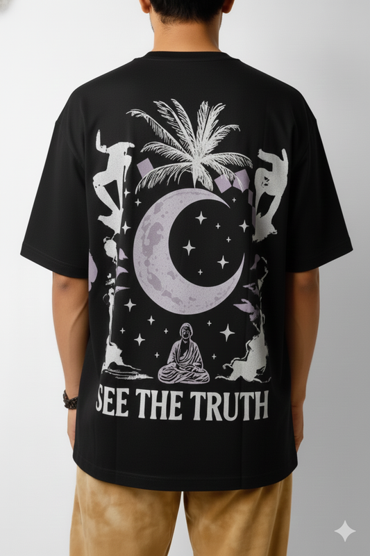 Soul Fire "See The Truth" Graphic T-Shirt – Premium 210 GSM Heavyweight Cotton
