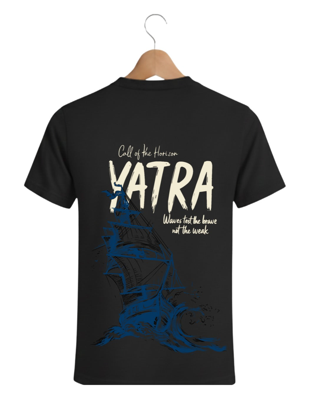 Call of the Horizon - YATRA" Heavyweight Graphic T-Shirt – 180 GSM Premium Cotton